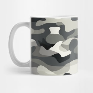 Grey Urban Camo Pattern Mug
